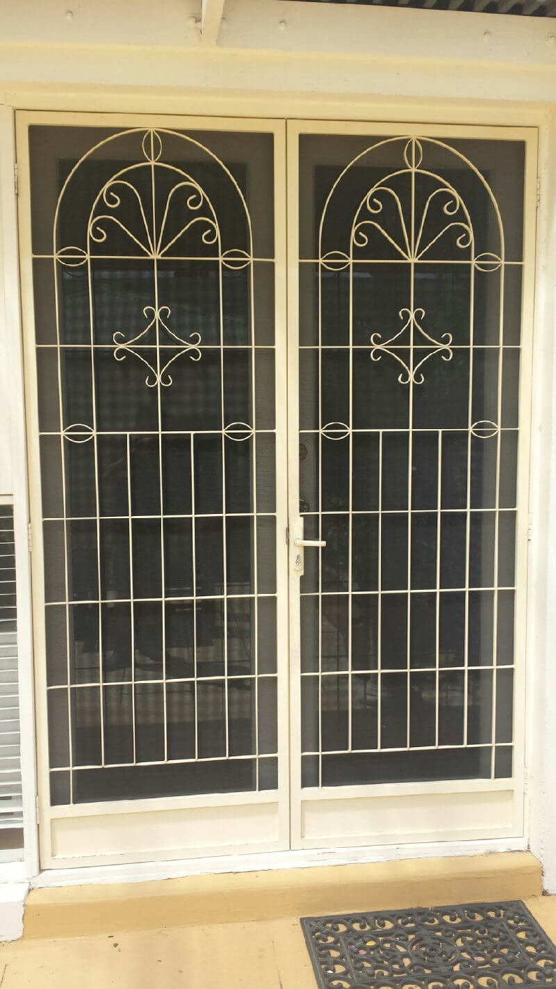 Meshed Double Steel Doors